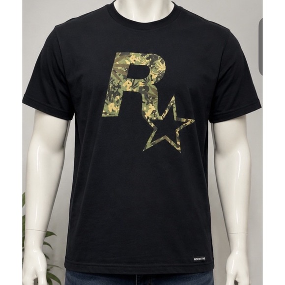 Rockstar Games Other - Black Rockstar Camo Tee Black Size S